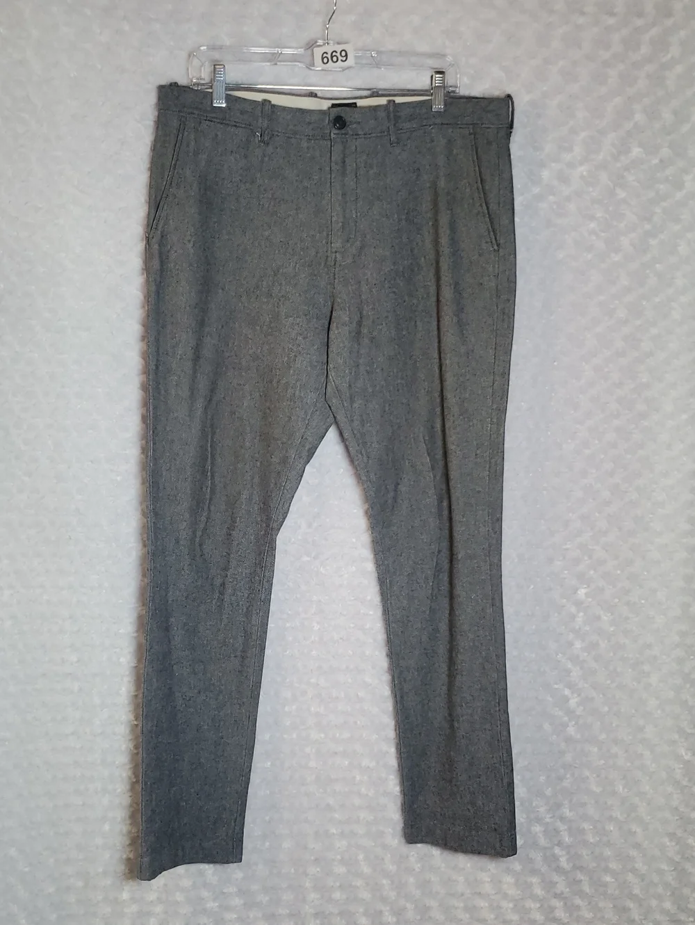 J. Crew Men's Grey Tailored Dress Pants - Size 36x30